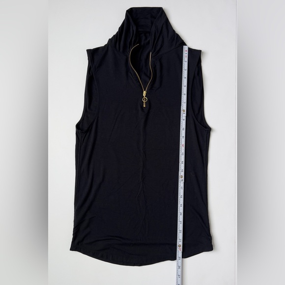 Free People Sleeveless Black Zip-Up Top - Picture 3 of 3